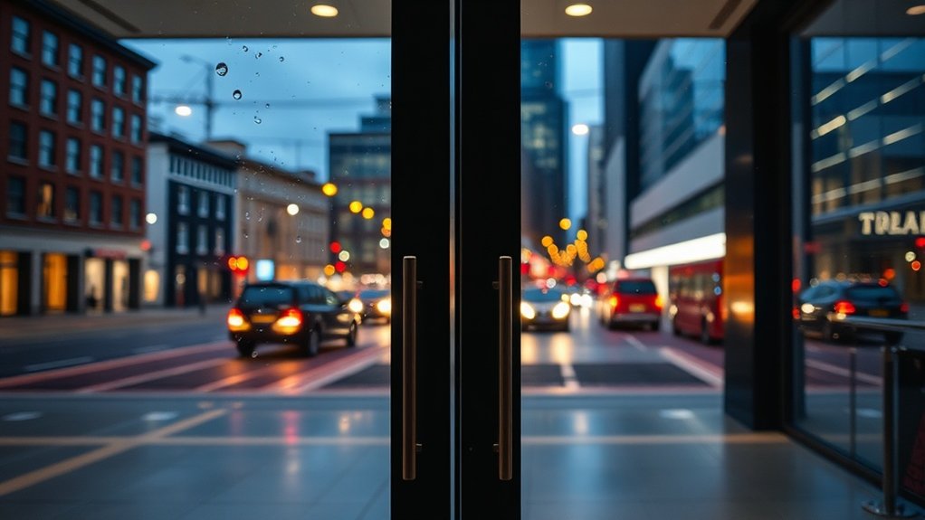 Glass Doors Park Town