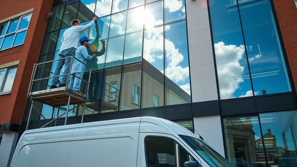 Glazier in New Town